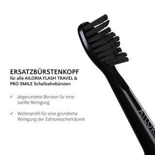 AILORIA FLASH TRAVEL Set di 12 testine di ricambio per spazzole  