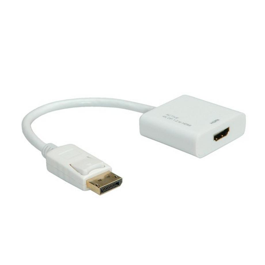 Roline  ROLINE 4K2K DisplayPort-HDMI Adapter, Aktiv, v1.2, DP ST - HDMI BU 