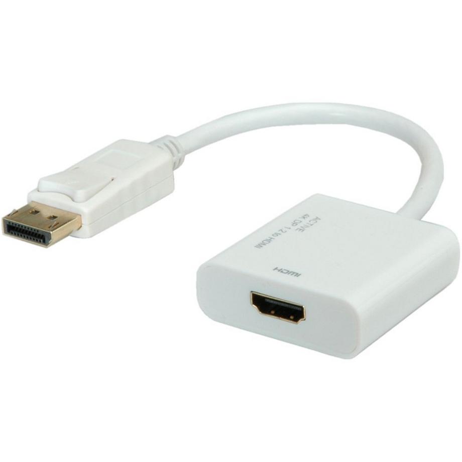 Roline  ROLINE Adapter DP-HDMI 15 m DisplayPort Bianco 