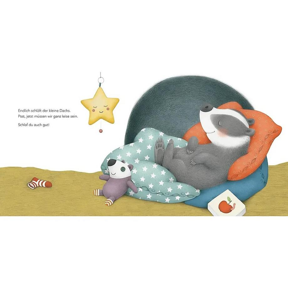 Ich bin gar nicht müde, sagt der kleine Dachs X Couverture rigide 