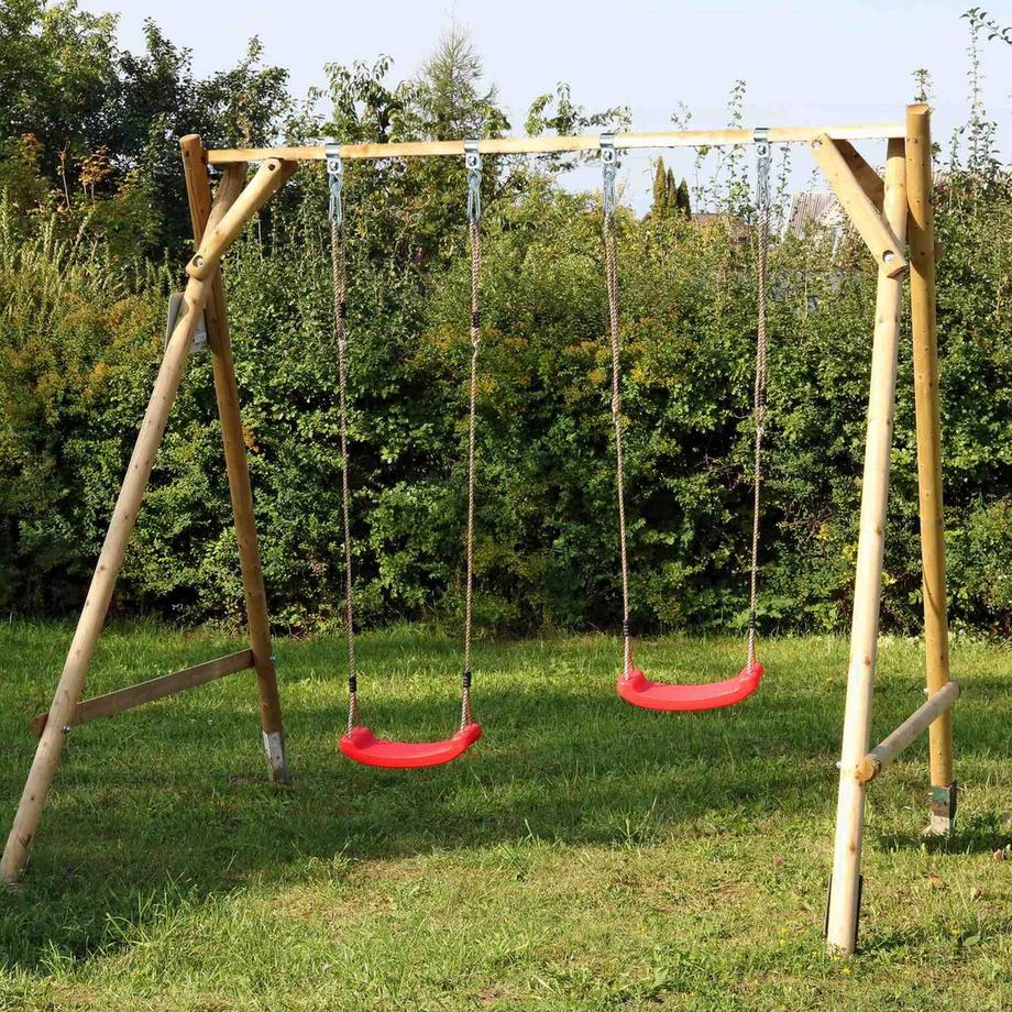 B2X  set di 2 ganci girevoli con moschettoni 