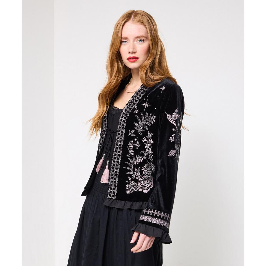 Joe Browns Boho Jacke Weite Ärmel Stickerei  