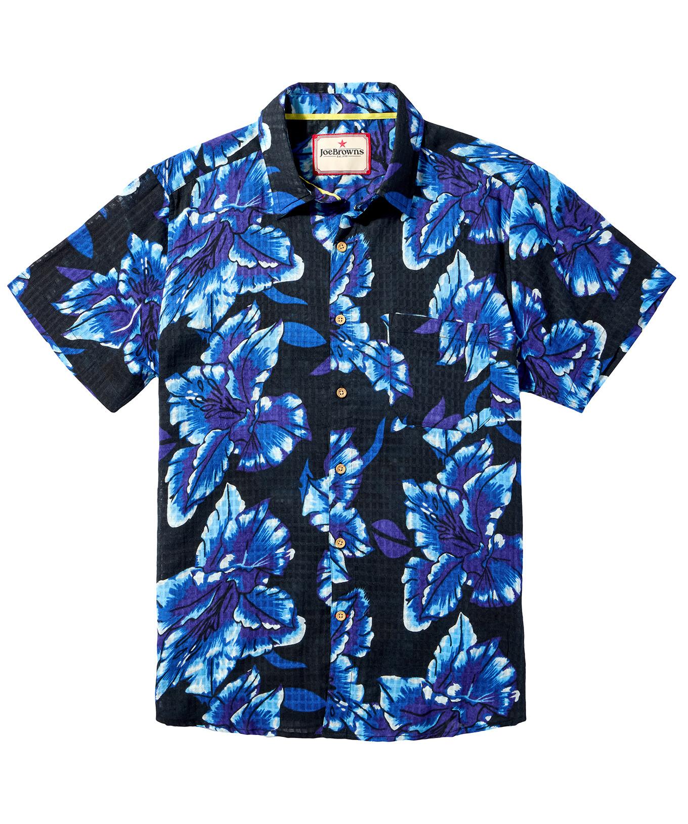 Joe Browns Leichtes Blumenmuster Kurzarmhemd  