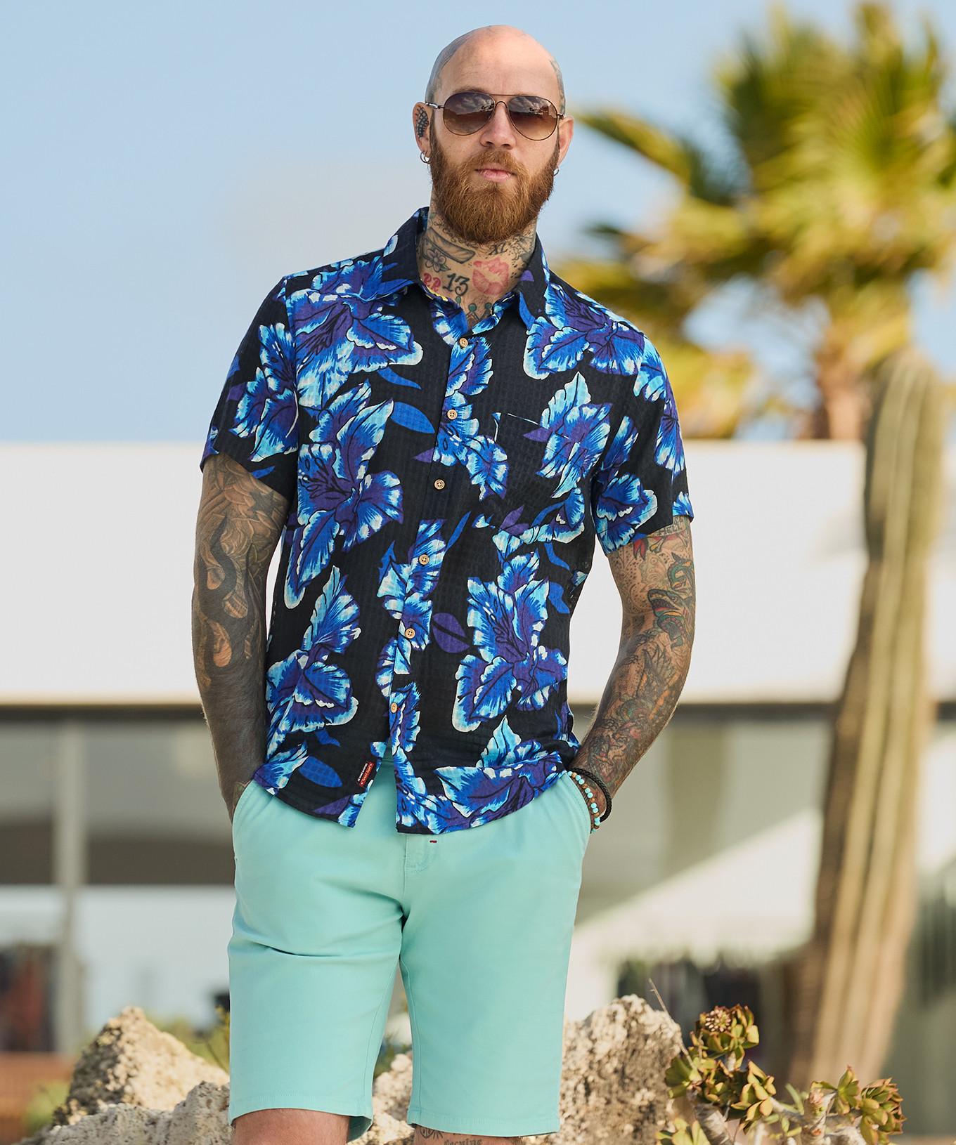 Joe Browns Leichtes Blumenmuster Kurzarmhemd  