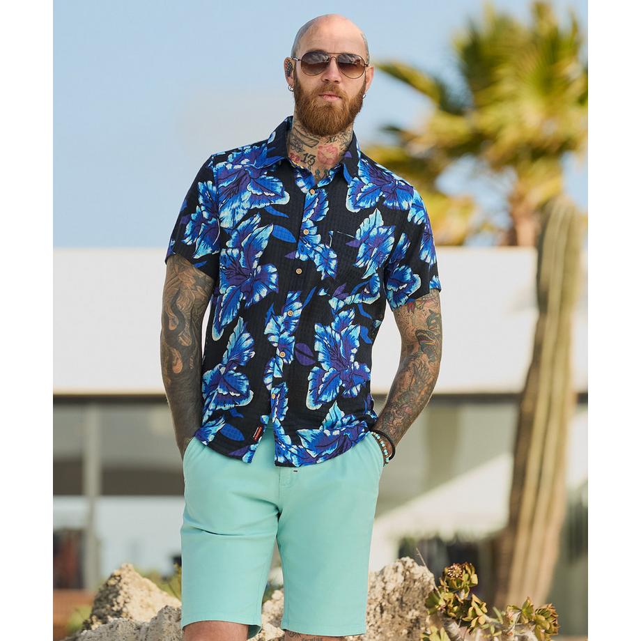 Joe Browns Leichtes Blumenmuster Kurzarmhemd  