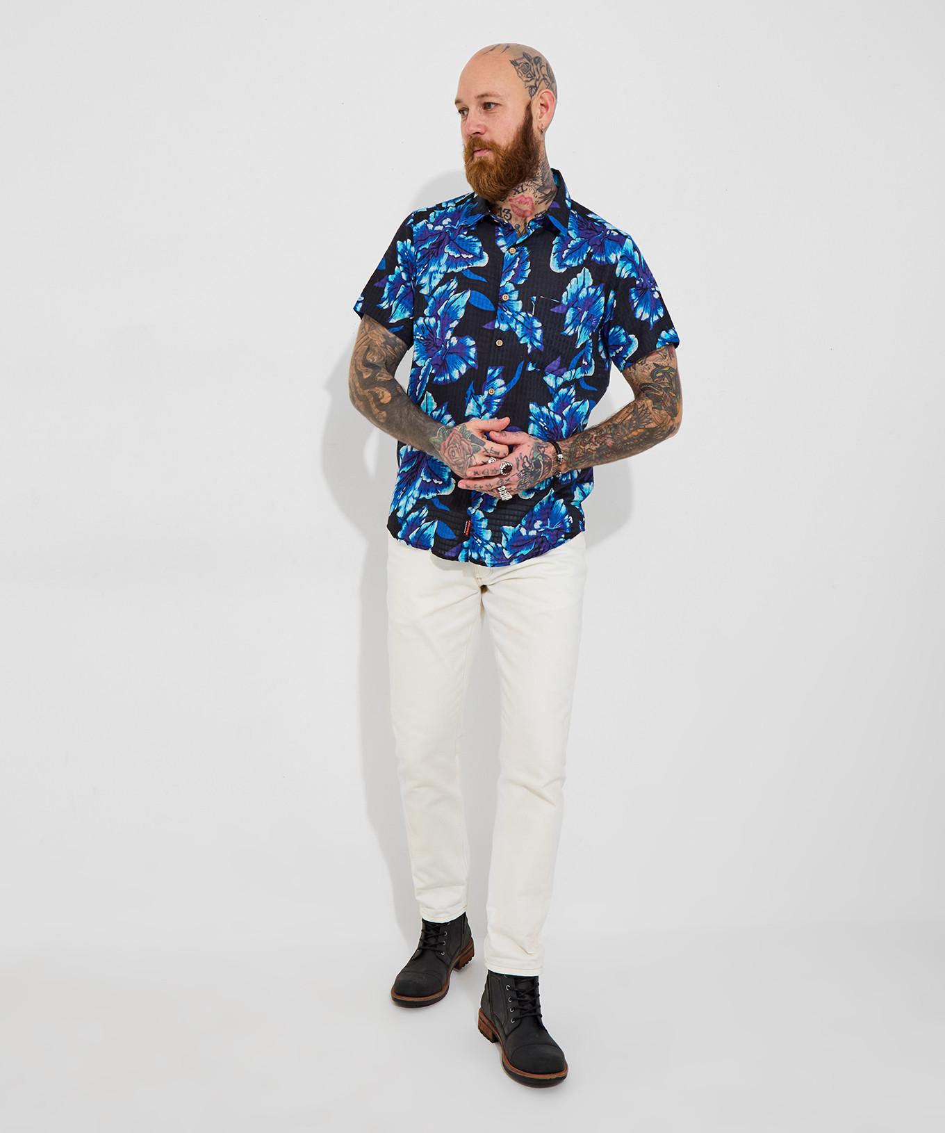 Joe Browns Leichtes Blumenmuster Kurzarmhemd  