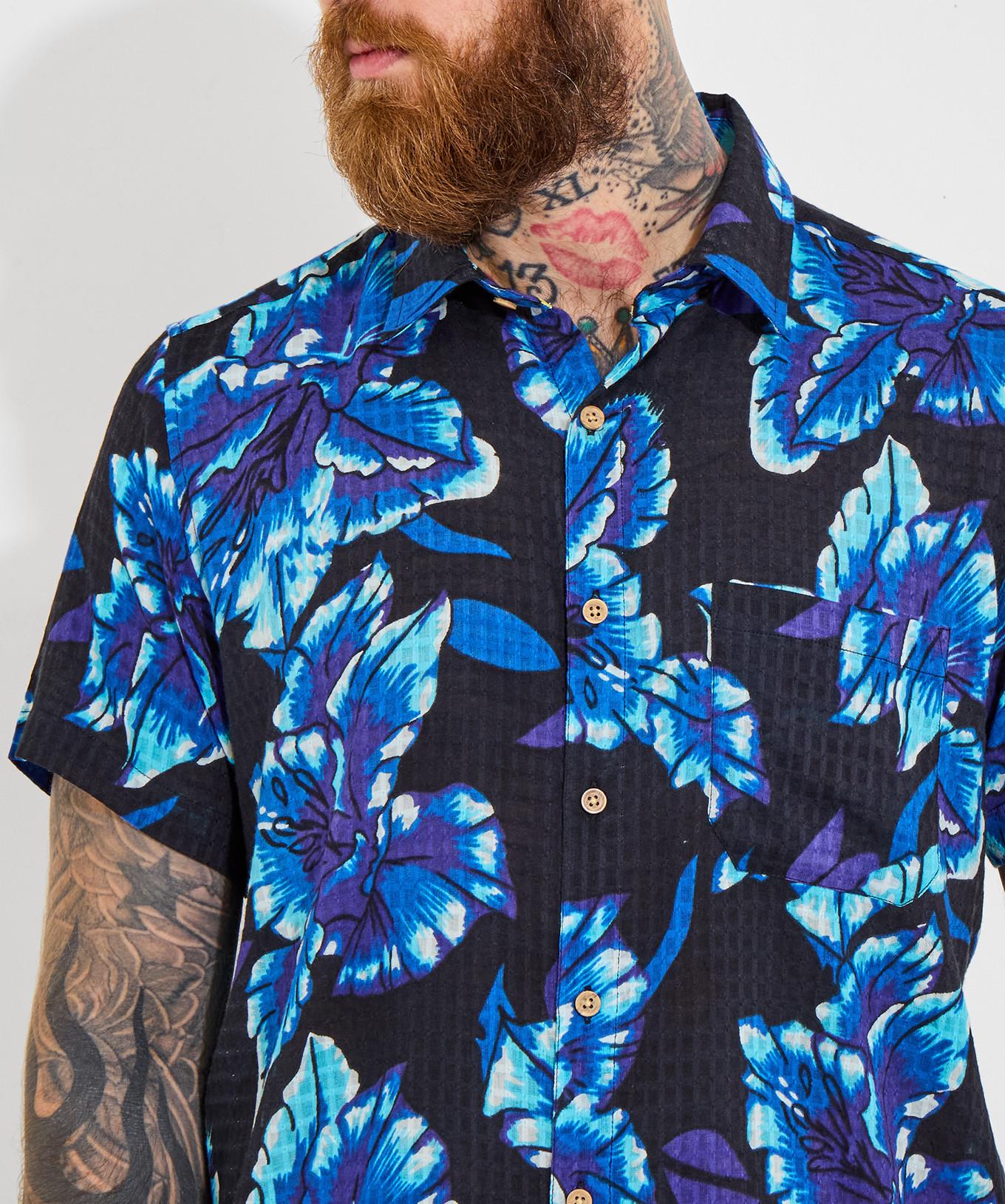 Joe Browns Leichtes Blumenmuster Kurzarmhemd  