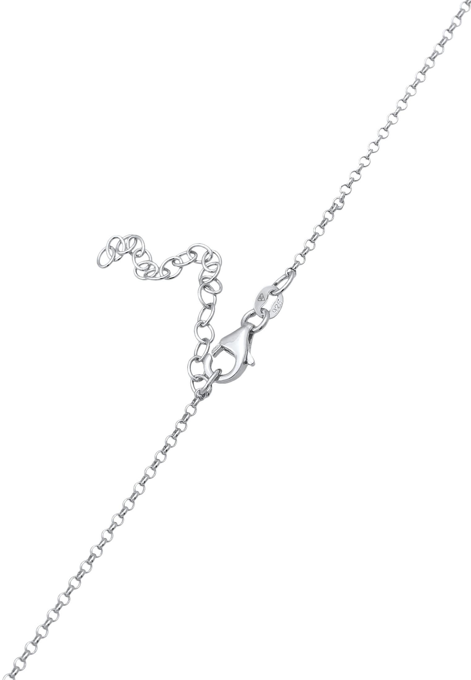 Elli  Halskette Y-Kette Kreuz Infinity Symbol 925 Silber 