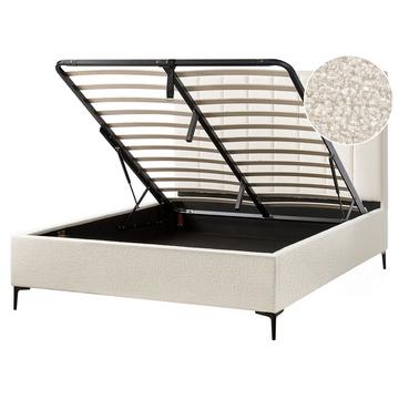 Lit ottoman en Bouclé Moderne SEZANNE