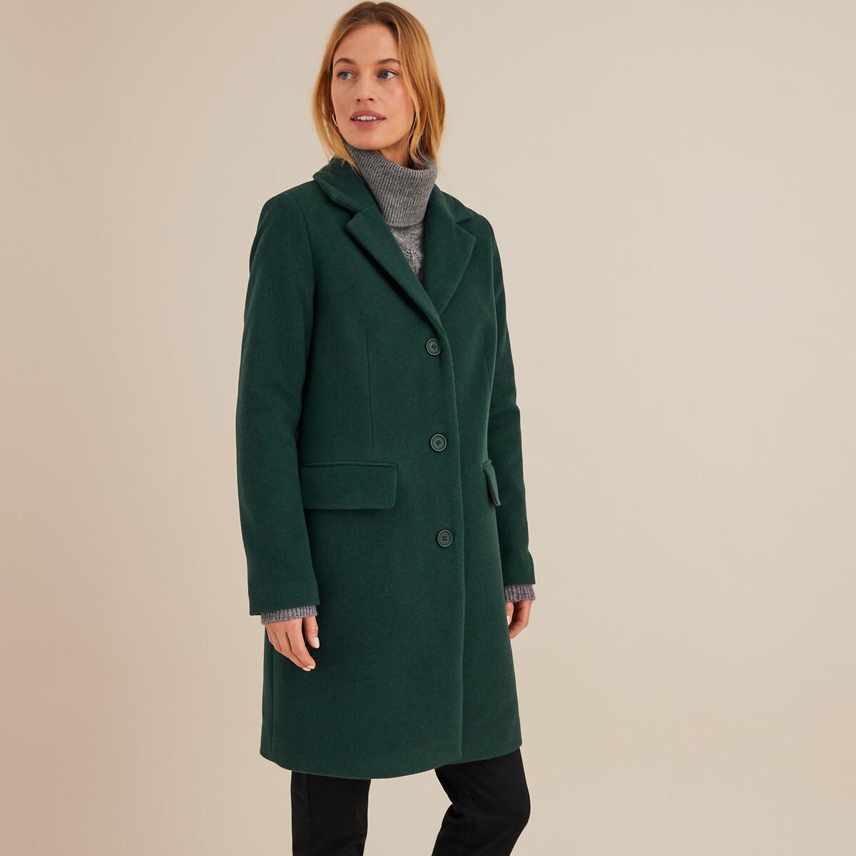 La Redoute Collections  Manteau mi-long fermeture boutonnée 