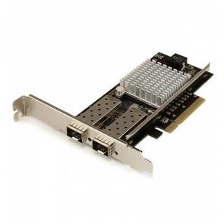 STARTECH  Scheda di rete PCI Express in Fibra ottica da 10Gb con 2 porte SFP+ aperto con Chip Intel 