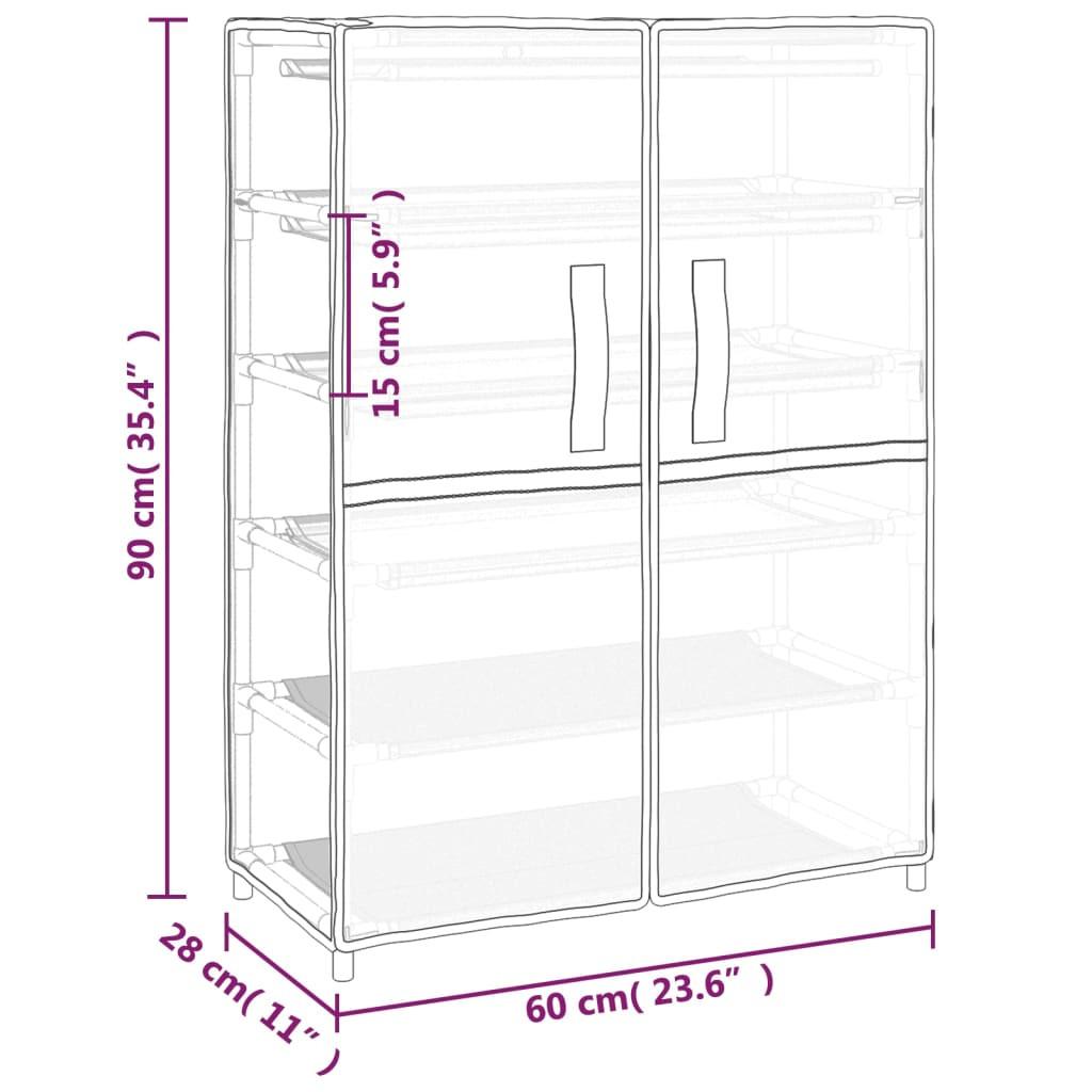 VidaXL Schuhschrank gewebe  