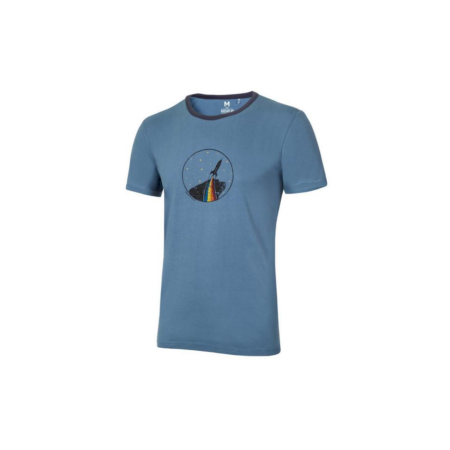 t-shirt classic t organic rainbow rocket
