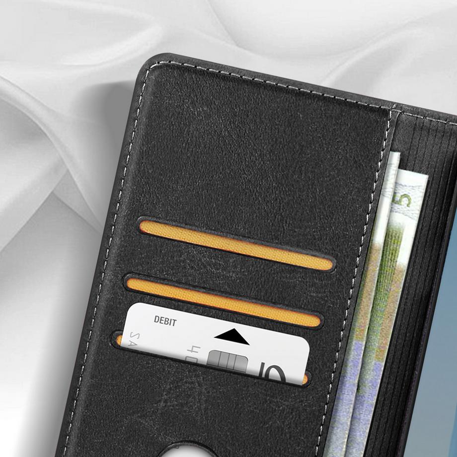 Avizar  OnePlus 12 / 12R Wallet Hülle Schwarz 