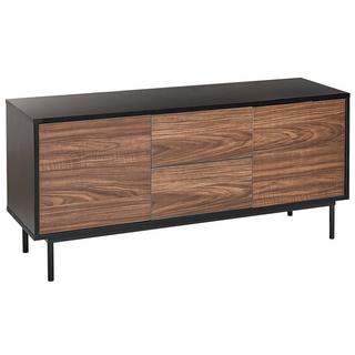 Beliani Commode 2 portes en Panneau de particules de bois Moderne OKLAND  