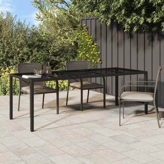 VidaXL Table de jardin rotin synthétique  