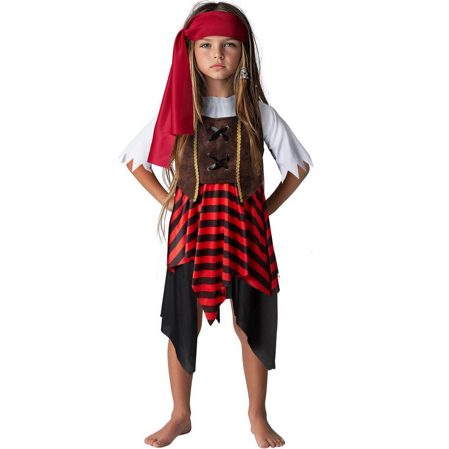 Tectake  Costume da ragazza Pirata 