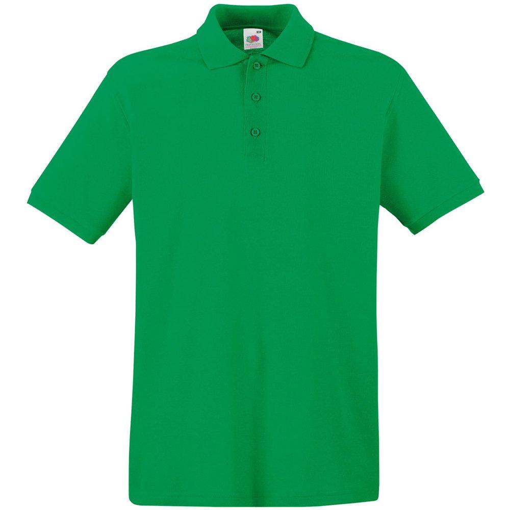 Image of Premium Poloshirt, Kurzarm Herren Grün 3XL