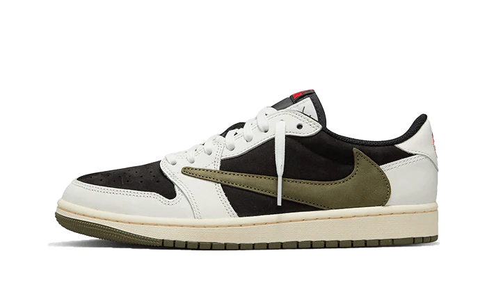 Image of Air Jordan 1 Retro Low Og Sp Travis Scott Olive Damen Olivegrün 40