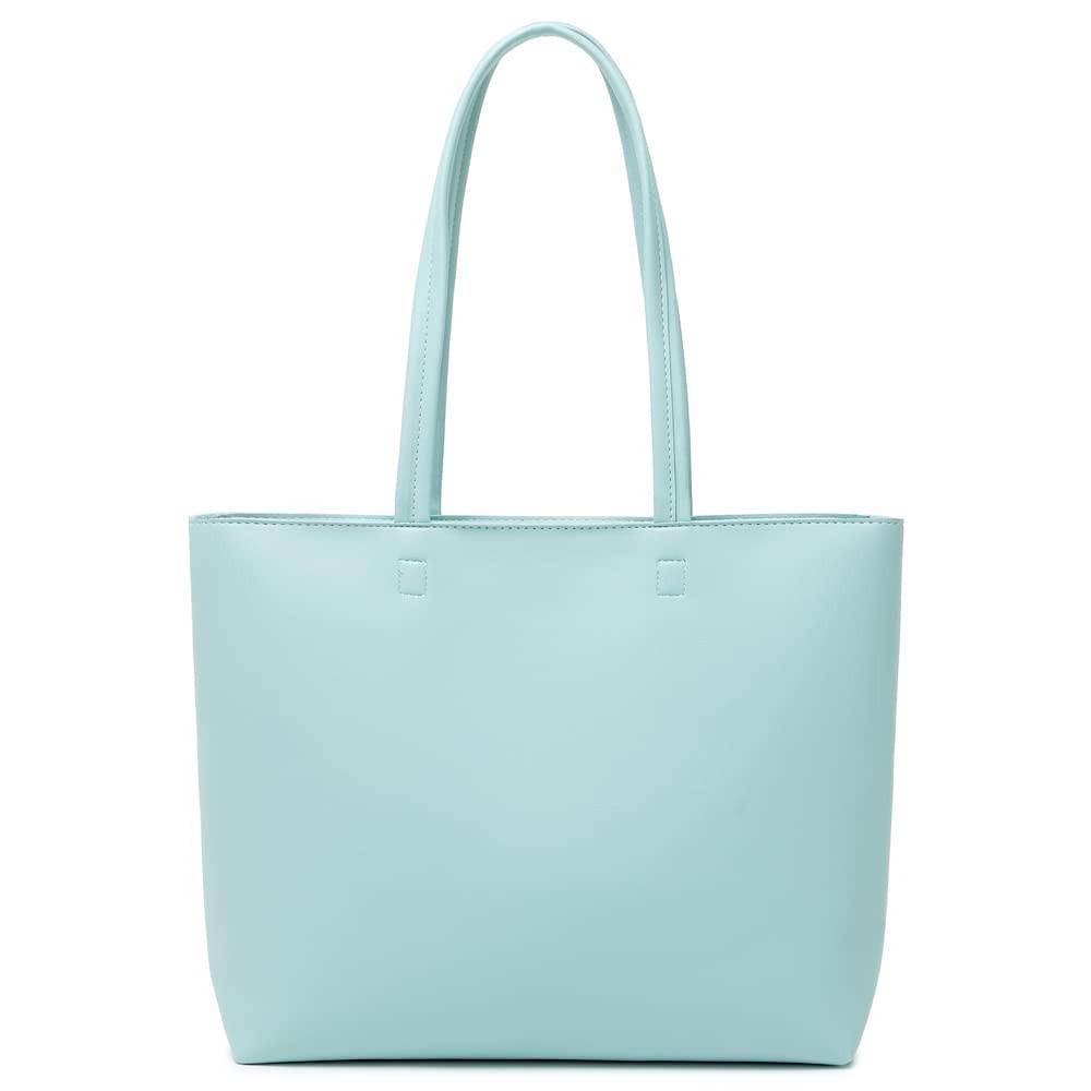 Only-bags.store PU Leder Reissverschluss Shopper Tasche  