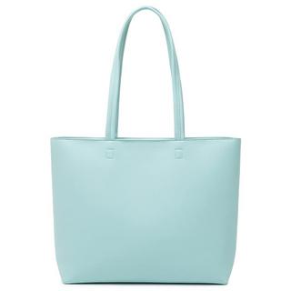 Only-bags.store  Henkeltaschen, einfache Handtaschen PU Leder Shopper Tasche für Arbeit, Schule, Einkaufen mit Reißverschluss und Innentasche 