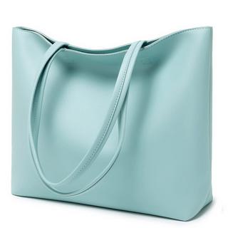 Only-bags.store PU Leder Reissverschluss Shopper Tasche  