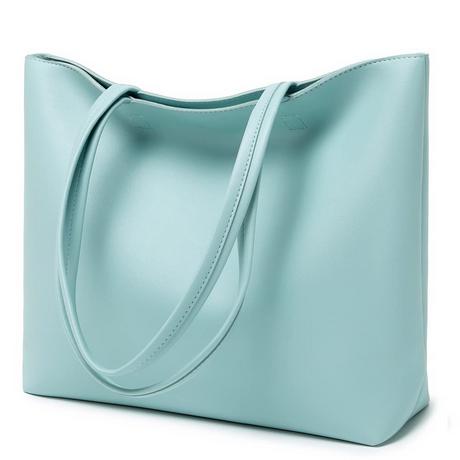 Only-bags.store PU Leder Reissverschluss Shopper Tasche  