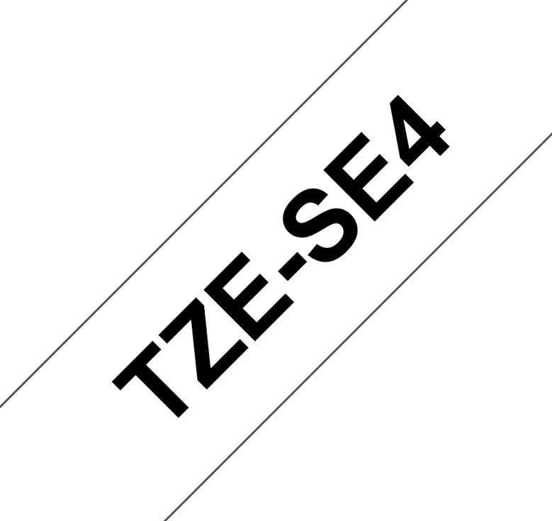 ABB Stotz S&J  Nastro laminato di sicurezza  TZe TZe-SE4 Colore Nastro: Bianco Colore carattere:Nero 18 mm 8 m 