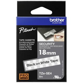 ABB Stotz S&J  Nastro laminato di sicurezza  TZe TZe-SE4 Colore Nastro: Bianco Colore carattere:Nero 18 mm 8 m 
