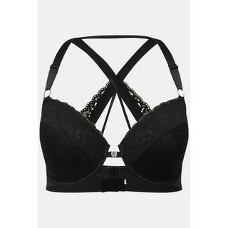 Ulla Popken  Reggiseno con ferretto, pizzo, coppe morbide, chiusura anteriore e coppa B-E 