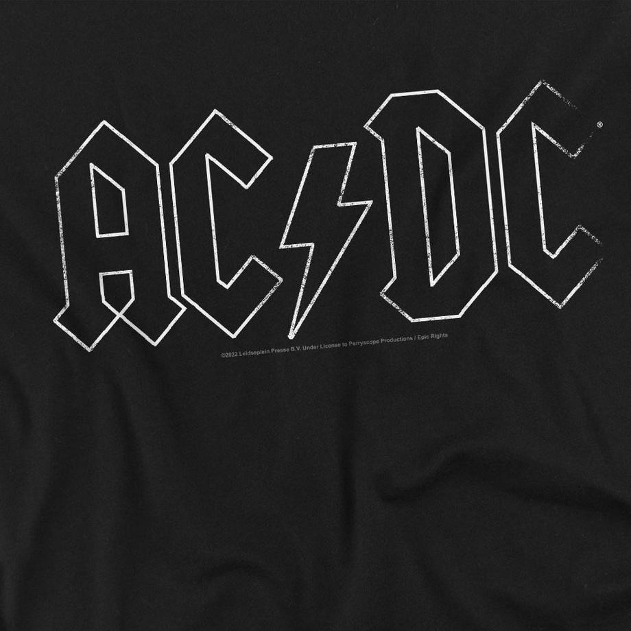 AC/DC Outline Logo T-Shirt  