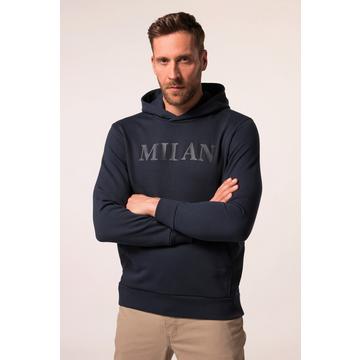 Sweat-shirt à capuche logo JP sur la poitrine, poche kangourou - jusqu'au 8 XL