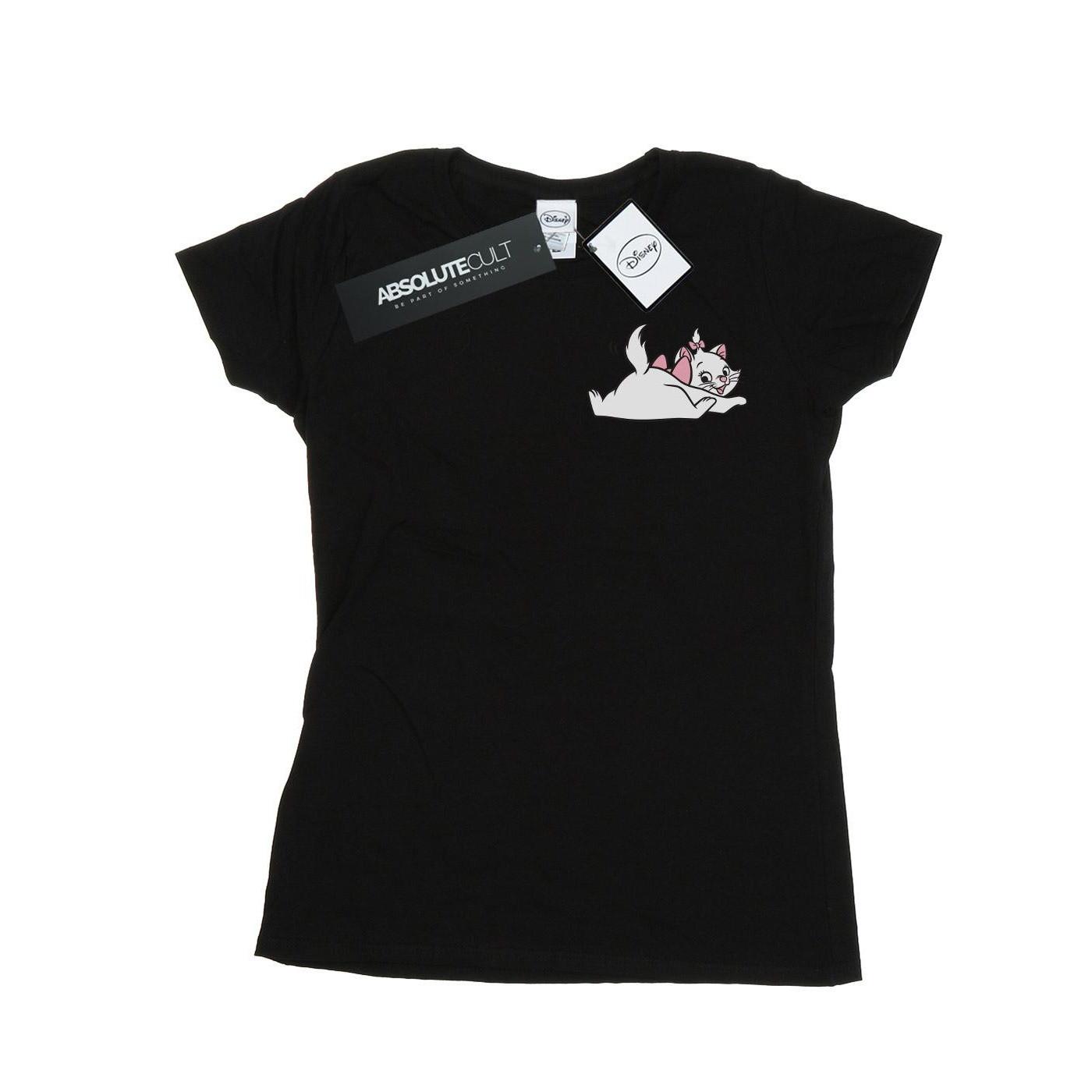 Image of Aristocats Marie Sweet Backside Breast Print Tshirt Damen Schwarz L