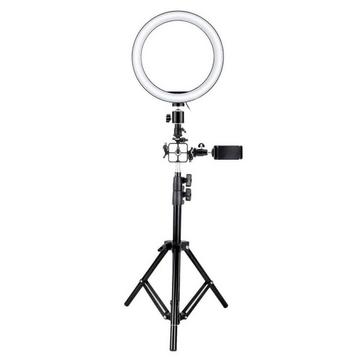 Selfie light / Lumière annulaire (26 cm), trépied et fixations