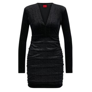 HUGO Nibyll Gerafftes Mini Kleid  