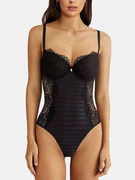 Image of Body String Davinia Damen Schwarz 85