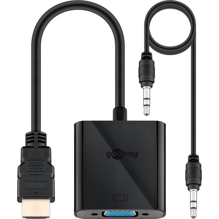 Goobay Adaptateur HDMI vers VGA - Noir
