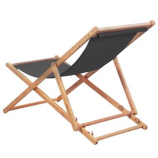 VidaXL Chaise de plage tissu  