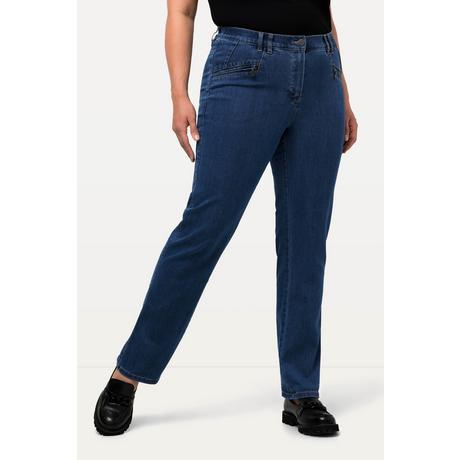 Ulla Popken  Jeans Mony, konisches Bein, Reißverschlusstaschen 