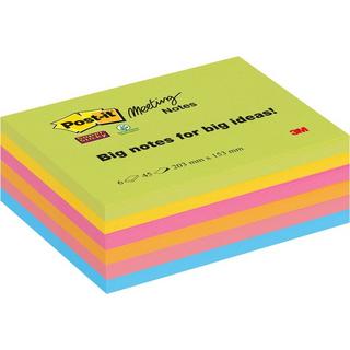 Post it POST-IT Super Sticky Meeting 203x152mm 8645-6SS-EU 6x45 Blatt  