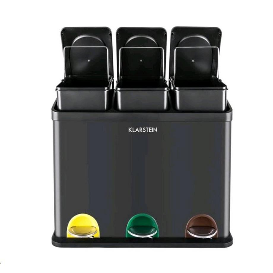 Klarstein  Ökosystem Mülleimer - Schwarz 