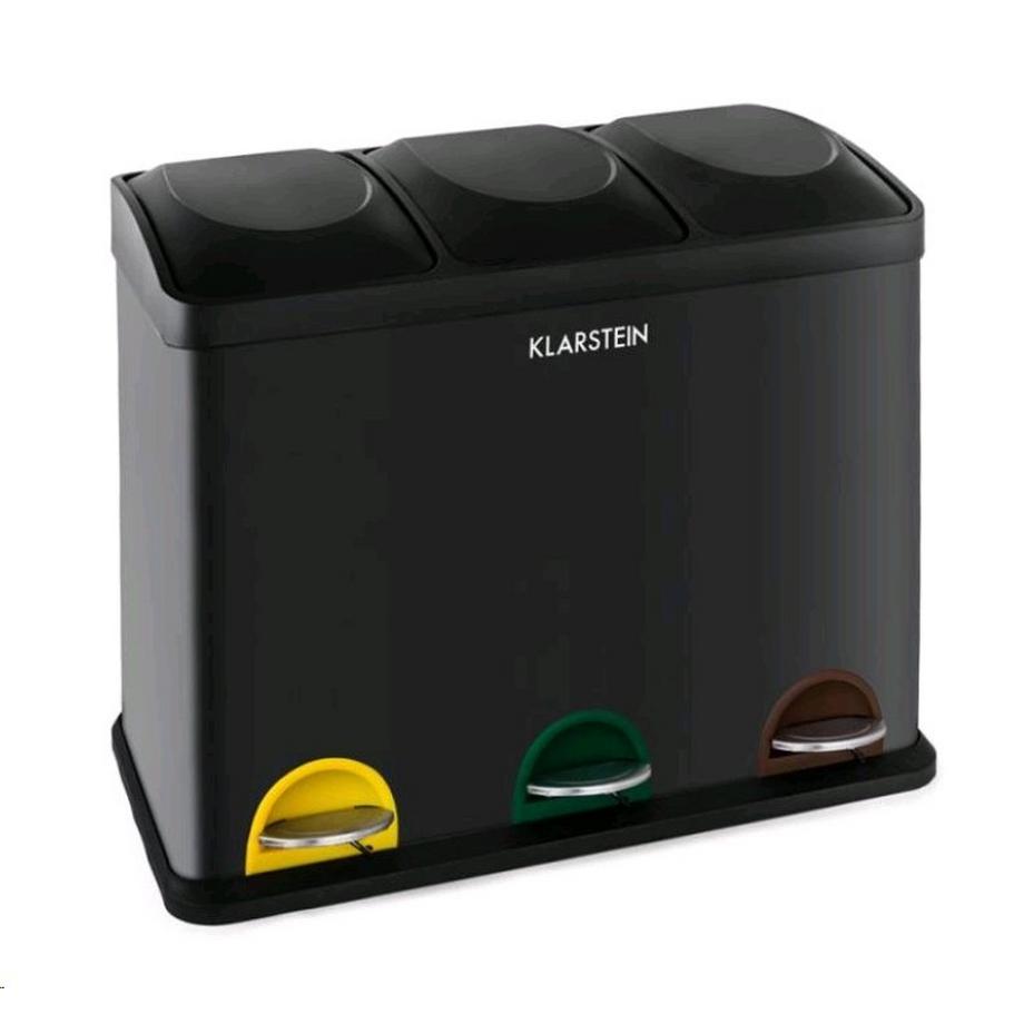 Klarstein  Ökosystem Mülleimer - Schwarz 