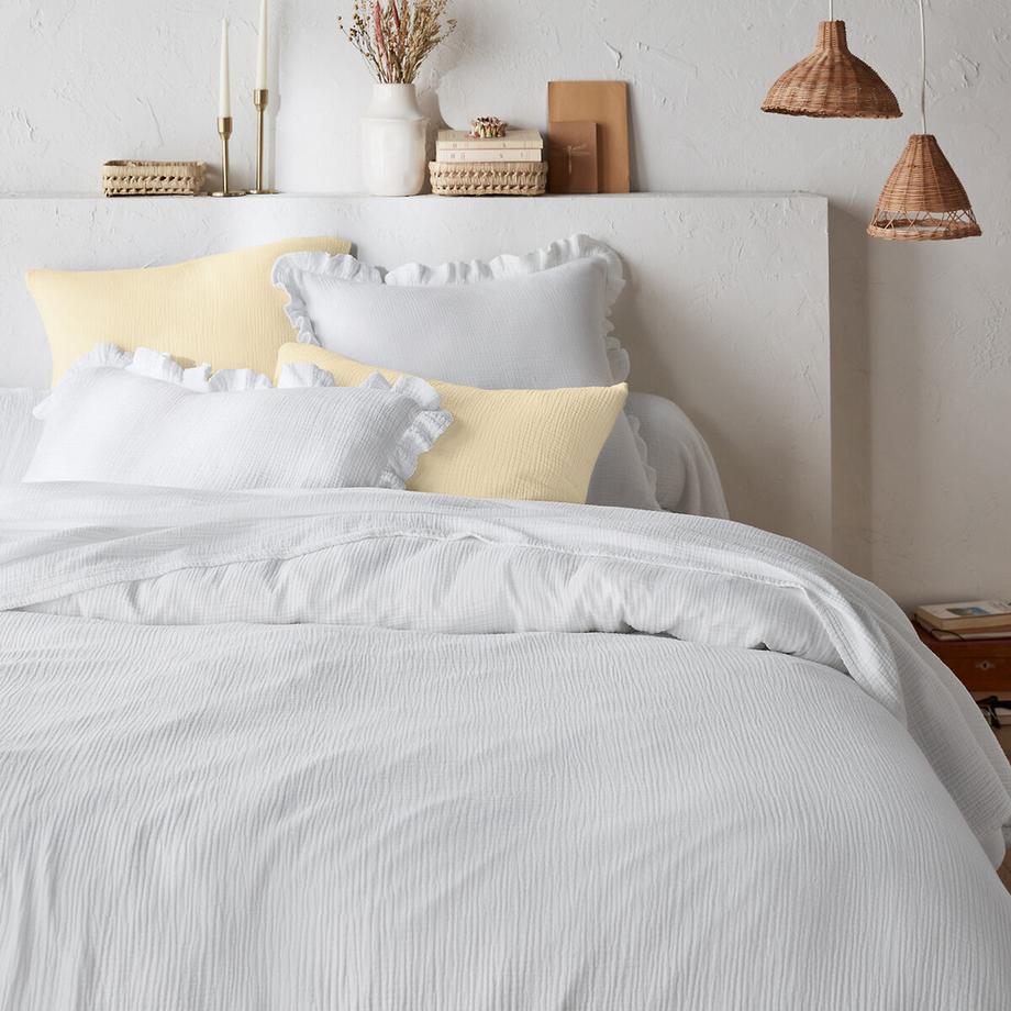 La Redoute Intérieurs Kumla Federa tinta unita con volant  