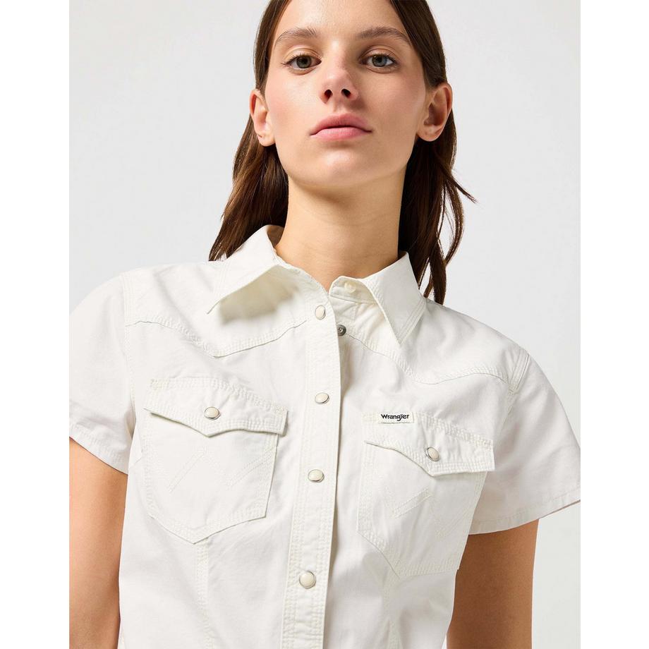 Wrangler Shrunken Kurzarmhemd  