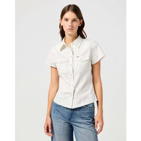 Wrangler Camicia Shrunken Maniche Corte  