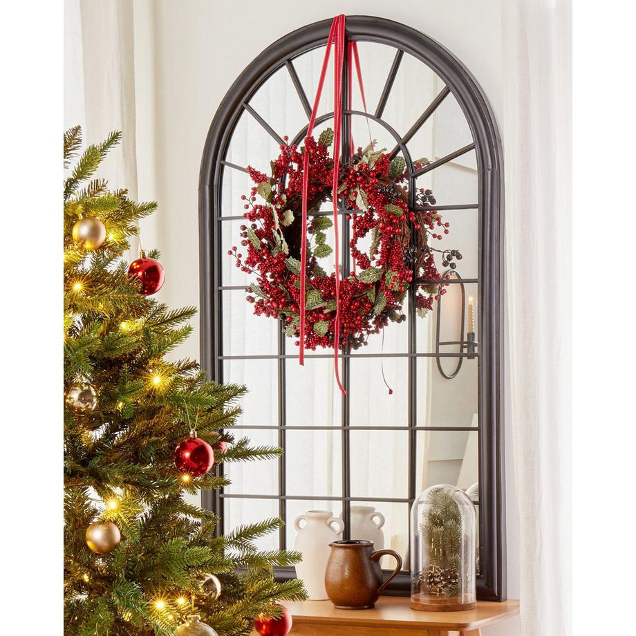 Beliani Wandspiegel aus Eisen Retro TREVOL  