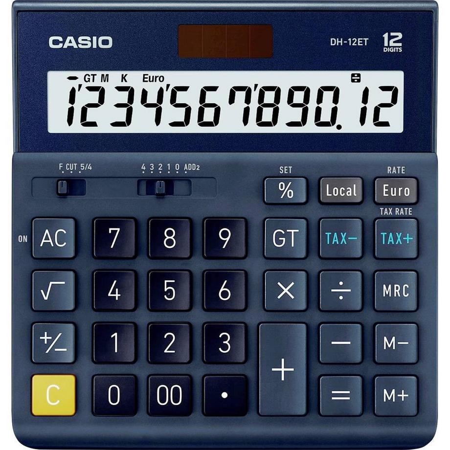 Calculatrice 12 chiffres, foncé