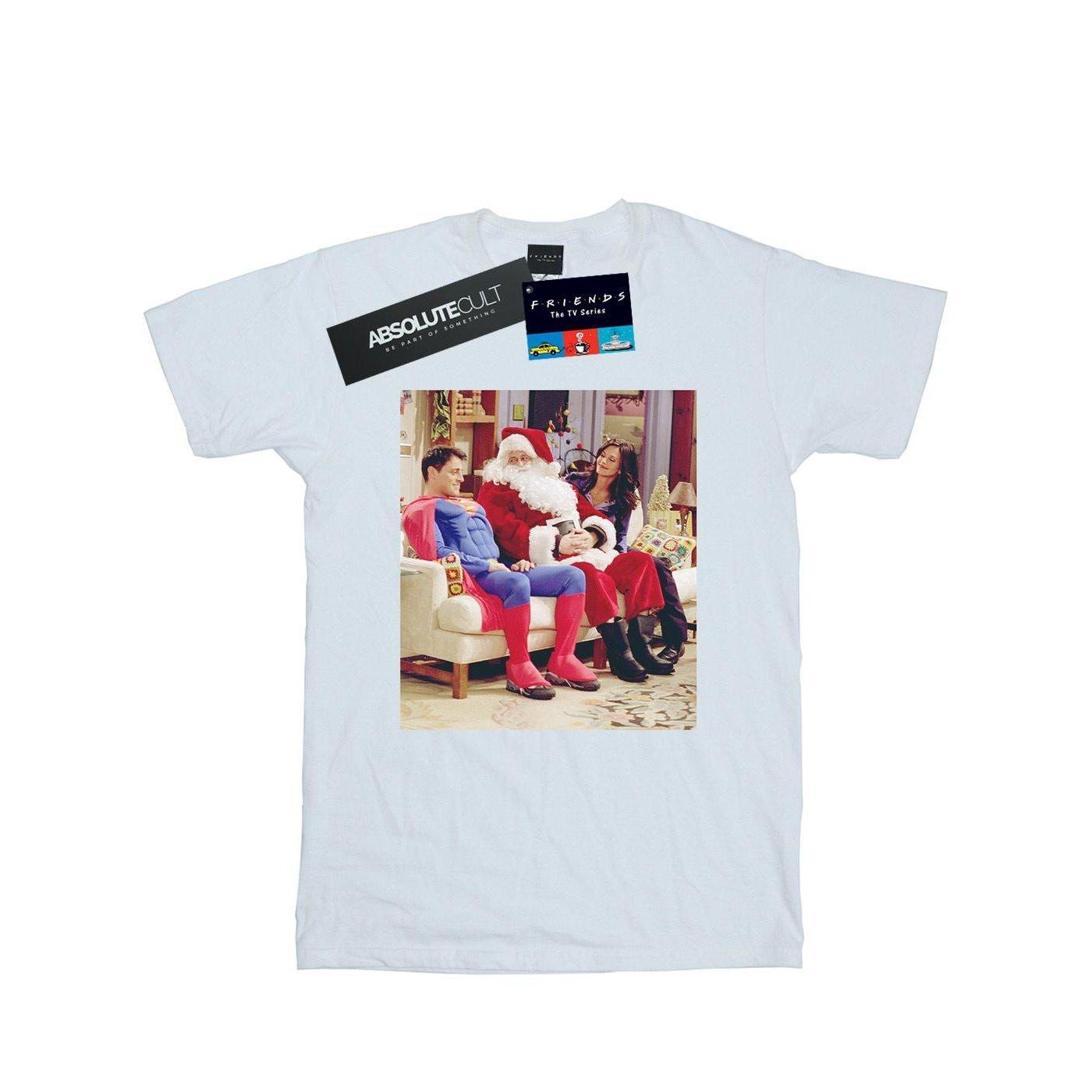 Image of Couch Santa Tshirt Jungen Weiss 152-158