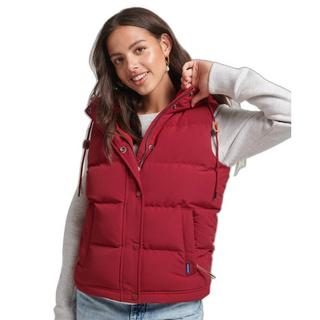 Superdry  ärmelloe daunenjacke mit kapuze, uperdry everet 