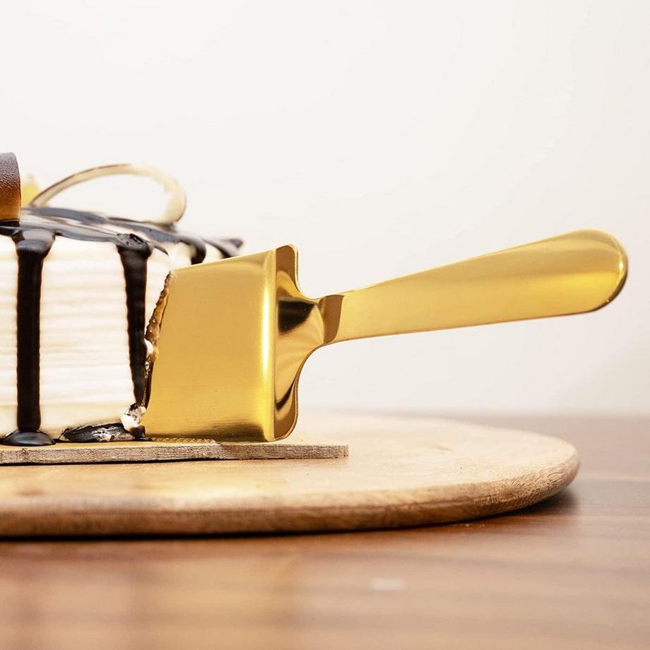 Northio  Pelle à gâteau dorée - acier inoxydable 